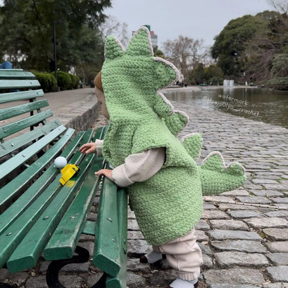 Crochet Dinosaur Vest Pattern for Children
